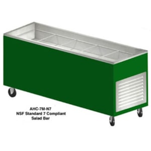 212-AHC6MN7217101 84 1/2" Cold Food Bar - (6) Pan Capacity, Floor Model, Stainless Steel