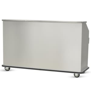 219-SCB5 Mobile Bar w/ Shut-Off Drain, Convectional Beverage Service , 60" L, Stainless