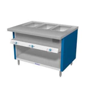 212-TGHF74SSNG 74" Hot Food Table w/ (5) Wells & Undershelf, Natural Gas