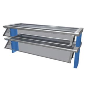 212-TS580461SN 45 5/8" Sneeze Guard, 1 Sided Self Service Style w/ Acrylic End Guards