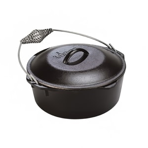 Lodge Logic Cast Iron Combo Cooker 3 Quart (10-1/4” dia), includes Dutch  Oven with Lid/Skillet Combo