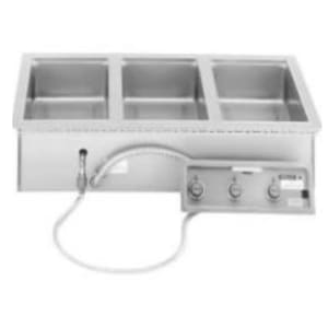 439-MOD127TDAF Drop-In Hot Food Well w/ (4) 1/3 Size Pan Capacity, 208-240v/1ph