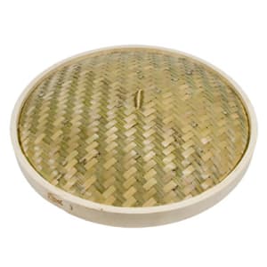 296-34218C 18" Steamer Basket Cover, Bamboo