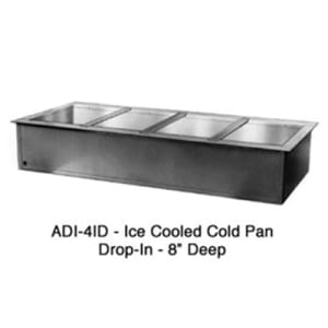 212-ADI2ID 32" Drop-In Cold Well w/ (2) Pan Capacity, Ice Cooled