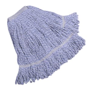 867-CFM17M 17 oz Mop Head - Looped End, Polyester/Cotton Blend, Blue/White
