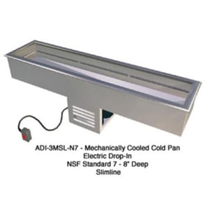 212-ADI2MDSLN7 49" Drop- In Refrigerator w/ (2) Pan Capacity, Remote, Cold Wall Cooled, 120v