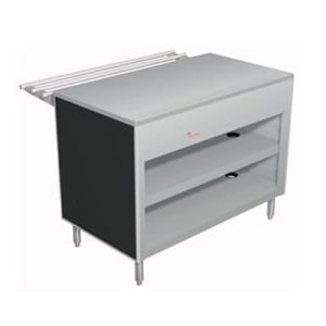 212-31825SS 18" Stationary Serving Counter w/ Shelves & Stainless Top