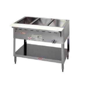 212-WB305NG 72 3/8" Hot Food Table w/ (5) Wells & Cutting Board, Natural Gas