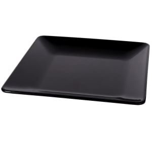701-M1111SQB 11 1/2" Square Melamine Dinner Plate, Black