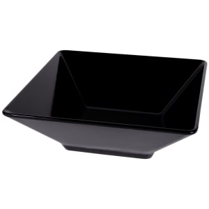 701-M1212SQB 4 3/4 qt Square Melamine Serving Bowl, Black