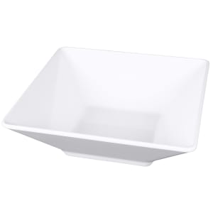 701-M1212SQNW 4 3/4 qt Square Melamine Serving Bowl, Display White