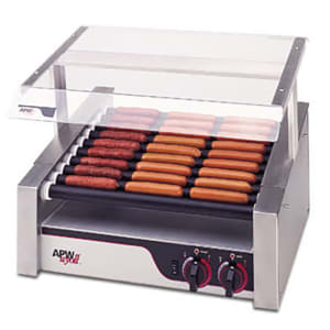 011-HRS31S120 30 Hot Dog Roller Grill - Slanted Top, 120v