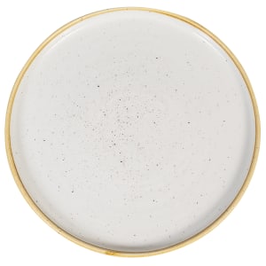 893-SWHSWP261 10 1/4" Round Stonecast® Chef's Plate - Ceramic, Barley White