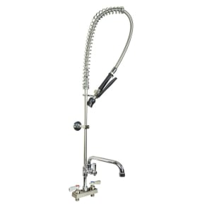956-EVO4DMPRAF12 Deck Mount Pre Rinse Assembly w/ 12" Swing Spout Faucet - 4" Centers