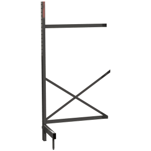 001-SM862124ADD SmartLever™ Cantilevered Shelving Add On Unit - 26 1/5"L x 25 1/2"W x 86 3/8"H, Steel
