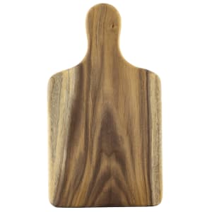 229-10508 Bread Board w/ Handle - 13 5/8" x 7 3/4", Acacia Wood