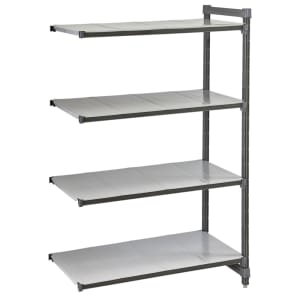 144-CBA185464S4580 Camshelving Basics Solid Add-On Shelf Kit - 4 Shelves, 54"L x 18"W x...