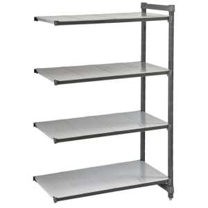 144-CBA213064S4580 Camshelving Basics Solid Add-On Shelf Kit - 4 Shelves, 30"L x 21"W x...