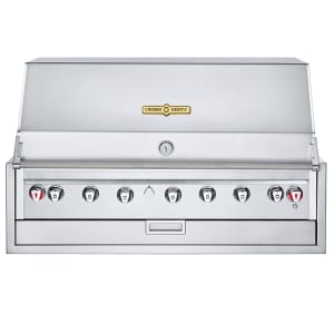 828-CVIBI48LP 48" Built In Commercial Outdoor Charbroiler w/ (7) Burners - Roll Dome, Liquid Propane