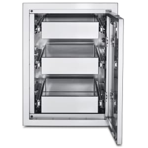 828-IBILC3D Large Built In Cabinet w/ (3) Drawers - Stainless Steel