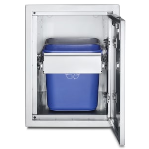 828-IBILCGH Large Built In Cabinet w/ Garbage Holder - Stainless Steel