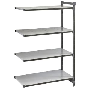 144-CBA183072S4580 Camshelving Basics Solid Add-On Shelf Kit - 4 Shelves, 30"L x 18"W x 72"H