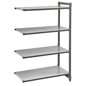 144-CBA243072S4580 Camshelving Basics Solid Add-On Shelf Kit - 4 Shelves, 30"L x 24"W x...