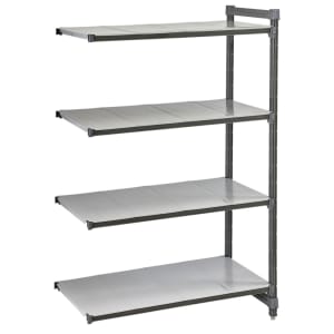 144-CBA243684S4580 Camshelving Basics Solid Add-On Shelf Kit - 4 Shelves, 36"L x 24"W x...