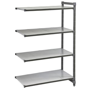 144-CBA243672S4580 Camshelving Basics Solid Add-On Shelf Kit - 4 Shelves, 36"L x 24"W x...