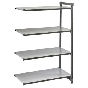 144-CBA244264S4580 Camshelving Basics Solid Add-On Shelf Kit - 4 Shelves, 42"L x 24"W x...