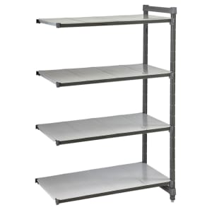 144-CBA243064S4580 Camshelving Basics Solid Add-On Shelf Kit - 4 Shelves, 30"L x 24"W x...