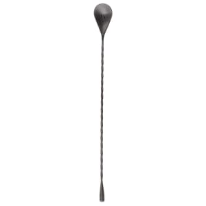 229-10558 12" Bar Spoon - Stainless Steel, Black