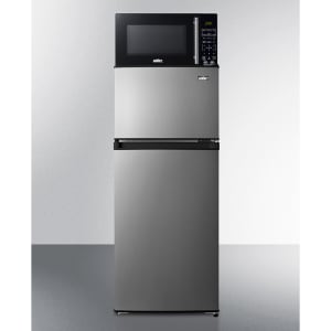 162-MRF73PLA 4.5 cu ft Refrigerator-Freezer/Microwave Combo - Black, 115v