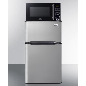 162-MRF34BSSA 3.2 cu ft Refrigerator-Freezer/Microwave Combo - Black, 115v