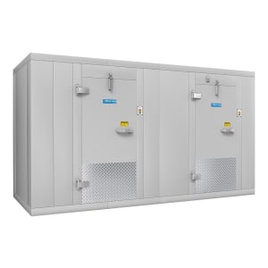 426-BL168COMBOCFR Indoor Walk-In Refrigerator/Freezer Combination w/ Remote Compressor - 15' 7" x 7' 11"