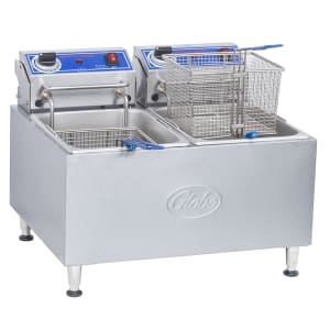 605-PF32E Countertop Electric Fryer - (2) 16 lb Vats, 208 240v/1ph