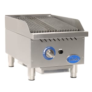 605-GCB15GCR 15" Countertop Gas Charbroiler w/ Cast-Iron Grates, Radiant