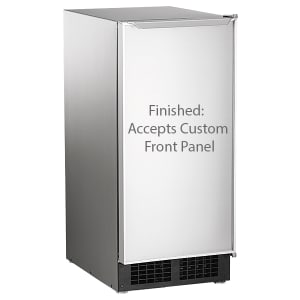 044-DCE33A1SSD 15"W Top Hat Undercounter Ice Machine - 30 lbs/day, Air Cooled, Gravity Drain...
