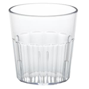 144-NT9152 9 3/10 oz Clear Fluted Plastic Tumbler