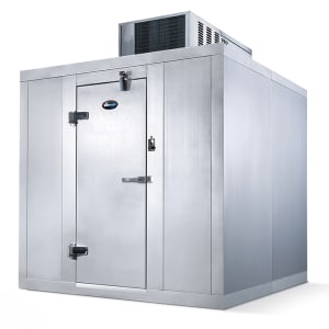 258-QC060677FBSCO 6' x 6' Outdoor Walk-In Cooler w/ Top-Mounted Compressor - Floor