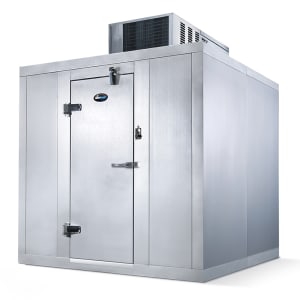 258-QC061272NBSC 6' x 12' Indoor Walk-In Cooler w/ Top-Mounted Compressor - No Floor