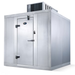 258-QC061277FBSCO 6' x 12' Outdoor Walk-In Cooler w/ Top-Mounted Compressor - Floor