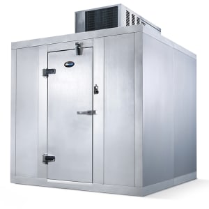 258-QC081072NBSC Indoor Walk-In Cooler w/ Top Mount Compressor - 7' 10" x 9' 9", No Floor