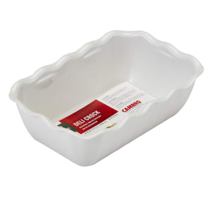 144-DC5148 2 1/5 qt Rectangular Deli Crock - White