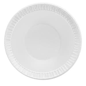 538-5BWWC Concorde® 5 oz Disposable Foam Bowl - Non Laminated, White