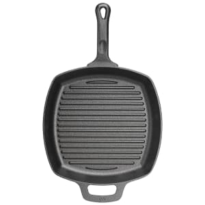 080-CAGP10S 10 1/2" Square Induction Grill Pan - Pre Seasoned Cast Iron