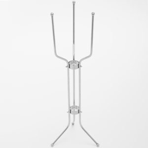 166-CS31 28" Champagne Bucket Stand - Steel, Chrome Plated