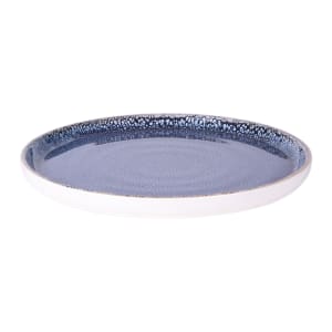 701-B190106IB 10 5/8" Round Melamine Monet Plate - Indigo Blue