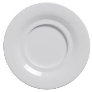 166-DS5WH 5 1/2" Round Melamine Jane Saucer - White
