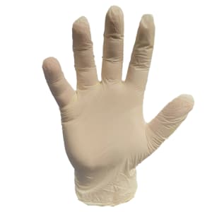 809-4702 Vinyl Exam Glove - Powder Free, Yellow, Small